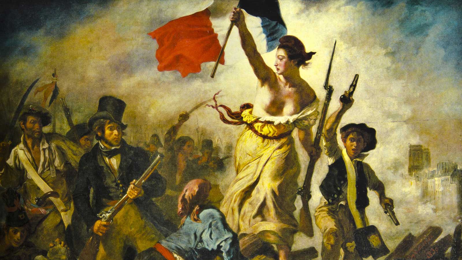 Liberty Leading the People - painting by Eugene Delacroix